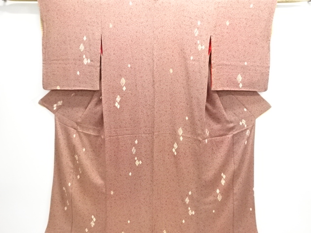 JAPANESE KIMONO / ANTIQUE NISHIKI KIMONO FOR SUMMER VARIED DIAMOND PAT